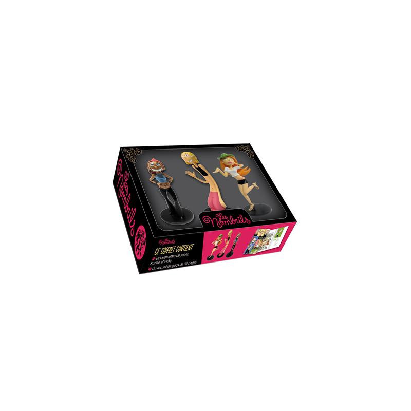 COFFRET LES NOMBRILS (FIGURINES) COMPOSITION COFFRET : 1 LIVRET DE 32 PAGES + 3 FIGURINES