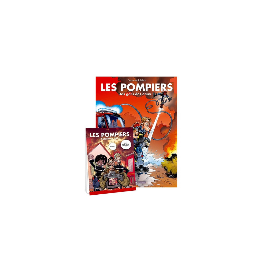 Les Pompiers - Pack - tome 01 - Calendrier 2021 offert