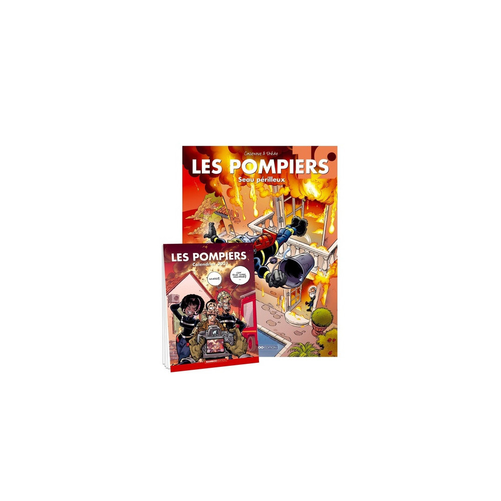 Les Pompiers - Pack - tome 19 - Calendrier 2021 offert