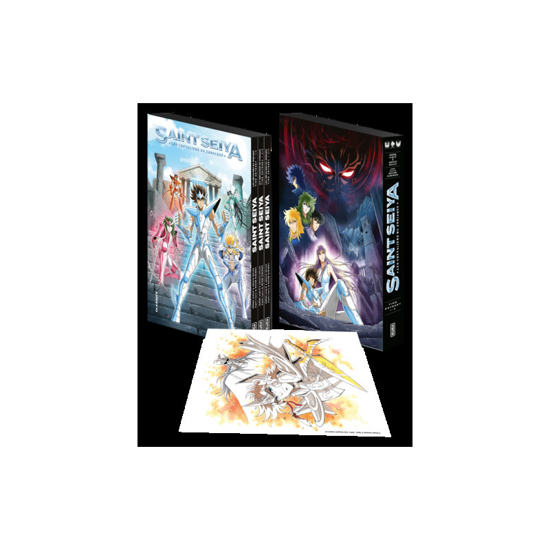 Coffret Saint Seiya - Time Odyssey T 1 - 2 - 3 + ex libris