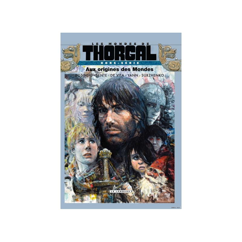 Les Mondes de Thorgal - Hors série - tome 0 - Aux origines des Mondes dos toilé