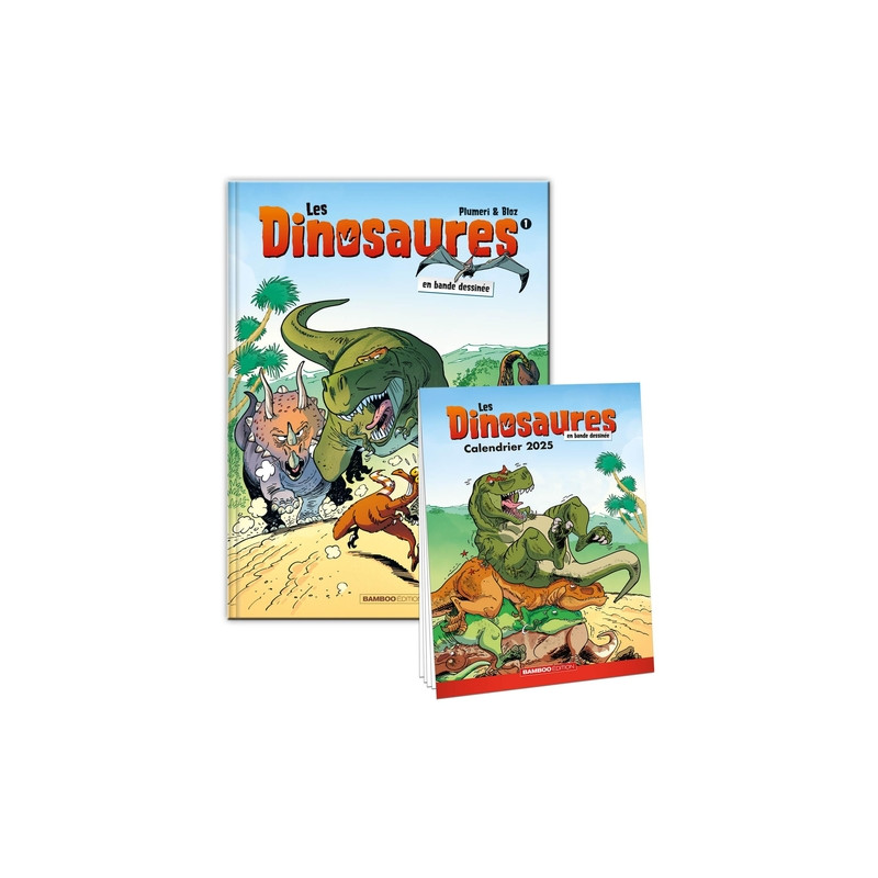 Les Dinosaures en BD - tome 01 + calendrier 2025 offert