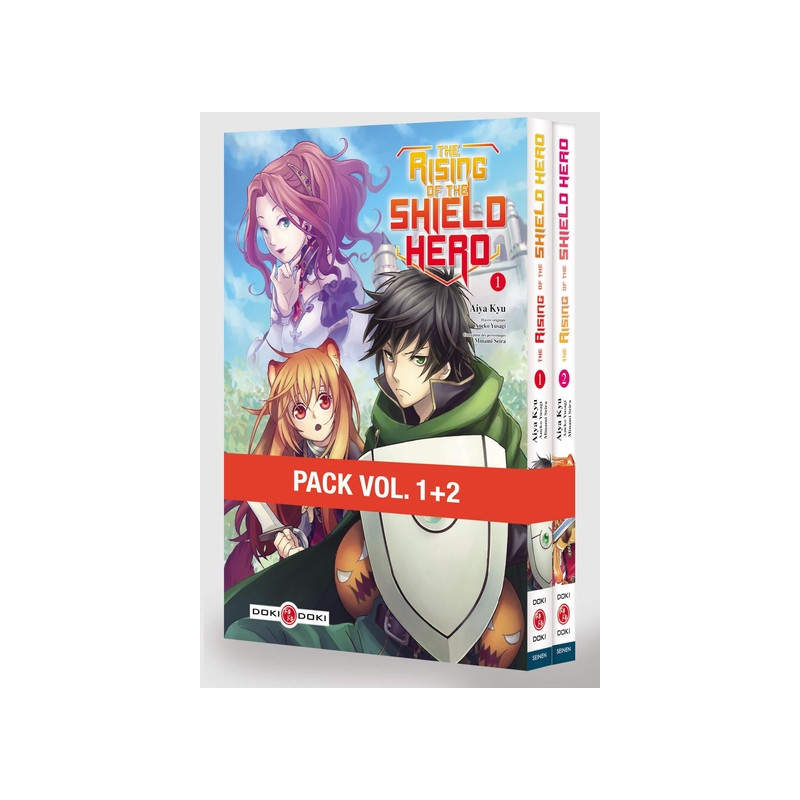 The Rising of the Shield Hero - Pack promo vol. 01 et 02 - édition limitée