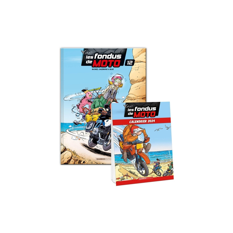 Les Fondus de moto - tome 12 + calendrier 2024 offert