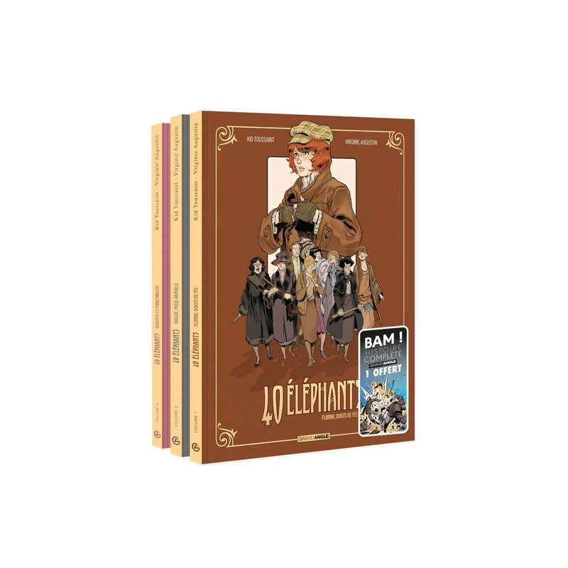 40 éléphants - Pack promo histoire complète