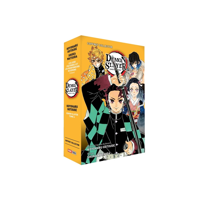 Coffret Demon Slayer T04 + Roman jeunesse T02