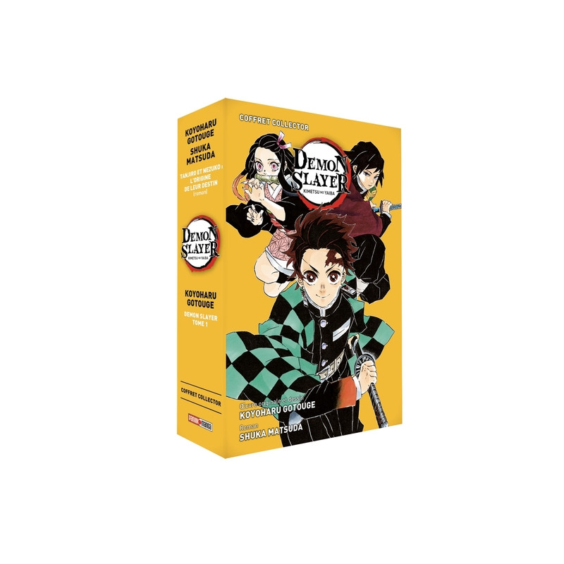 Coffret Demon Slayer : Roman jeunesse N°01 + Tome 01