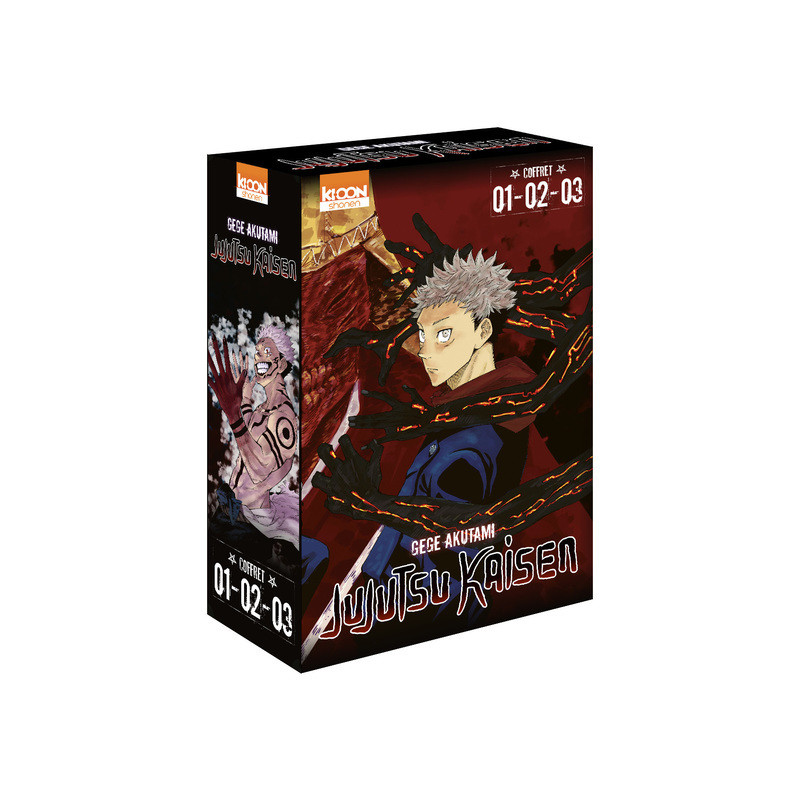 Coffret Jujutsu Kaisen vol. 1 à 3