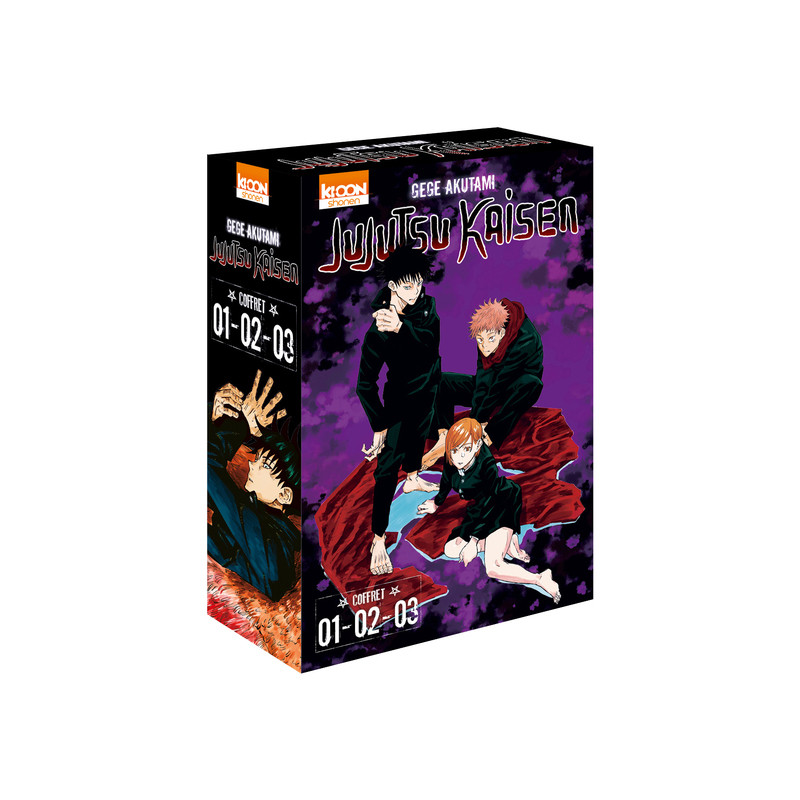 Coffret Jujutsu Kaisen vol. 1 à 3