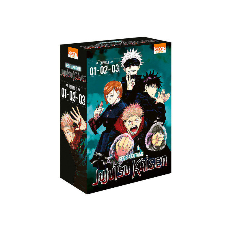 Coffret Jujutsu Kaisen vol. 1 à 3
