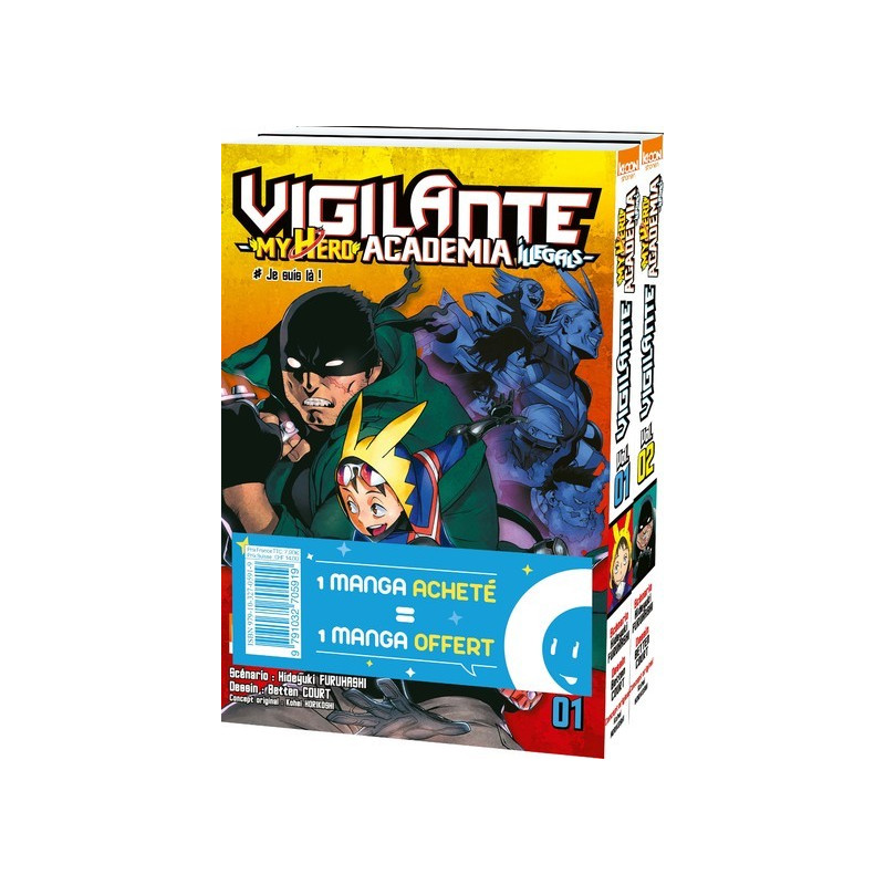 Pack offre découverte Vigilante - My Hero Academia Illegals T01 & T02
