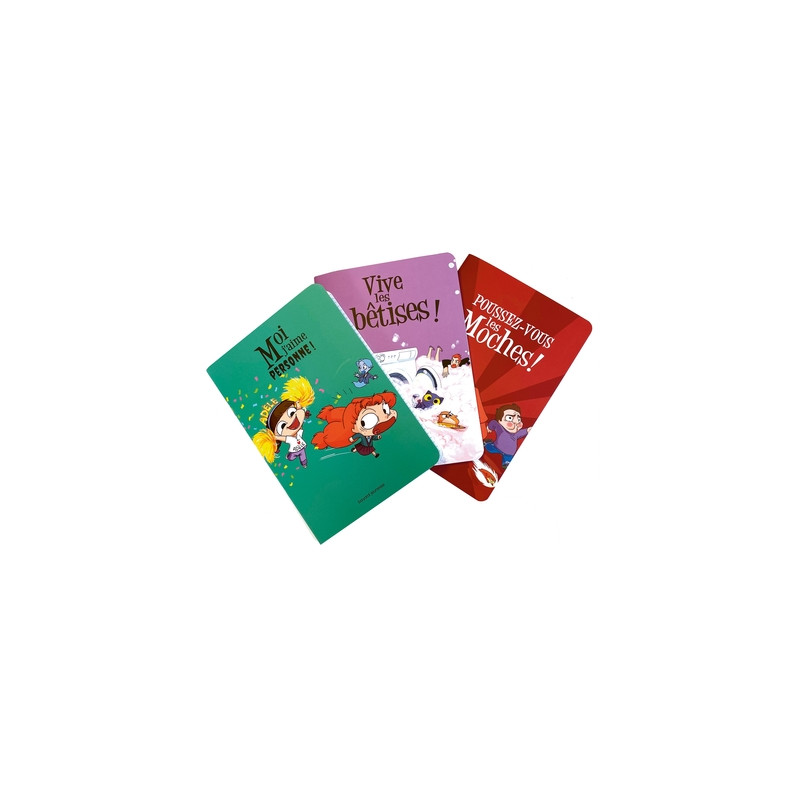 Lot de 3 cahiers Mortelle Adèle