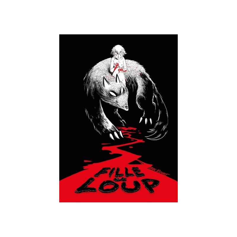 Fille et Loup KO
