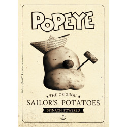 Affiche Popeye / Thierry Murat