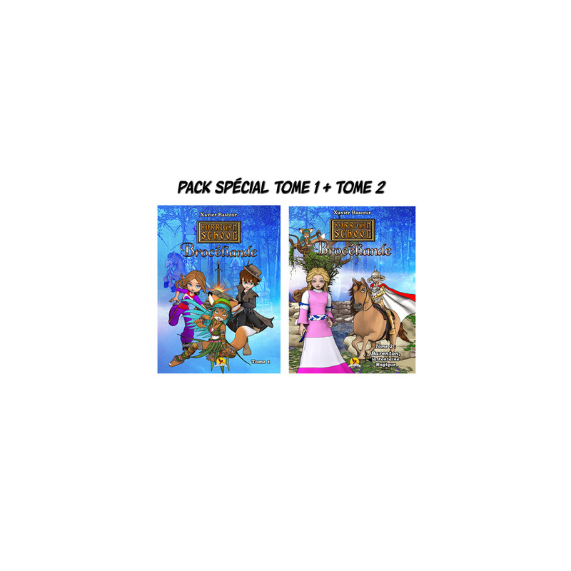 Korrigan School BROCELIANDE pack tome 1+ tome 2
