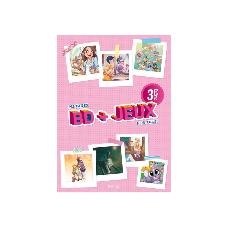 192 pages BD + Jeux 100% filles