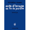Avis d'orage en fin de journée