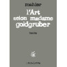 L' Art selon madame goldgruber