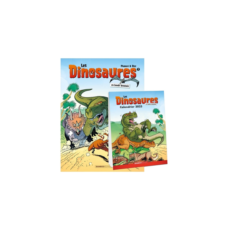 Les Dinosaures en BD - tome 01 + calendrier 2023 offert