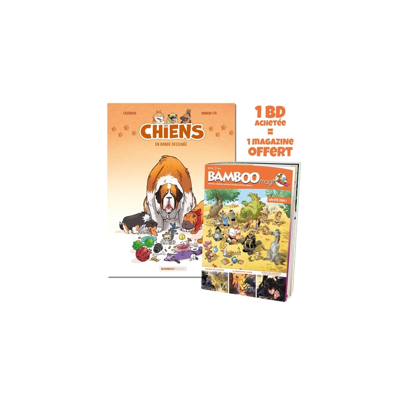 Les Chiens en BD - tome 01 + Bamboo mag offert