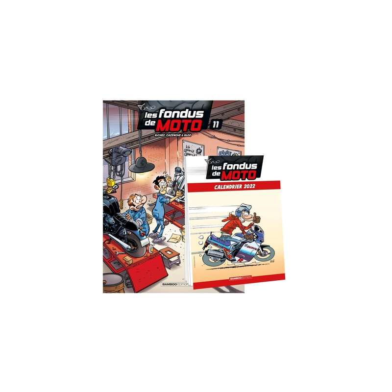 Fondus de moto (Les) - tome 11 + Calendrier 2022 offert