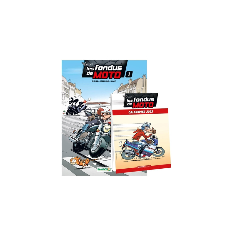 Fondus de moto (Les) - tome 01 + Calendrier 2022 offert
