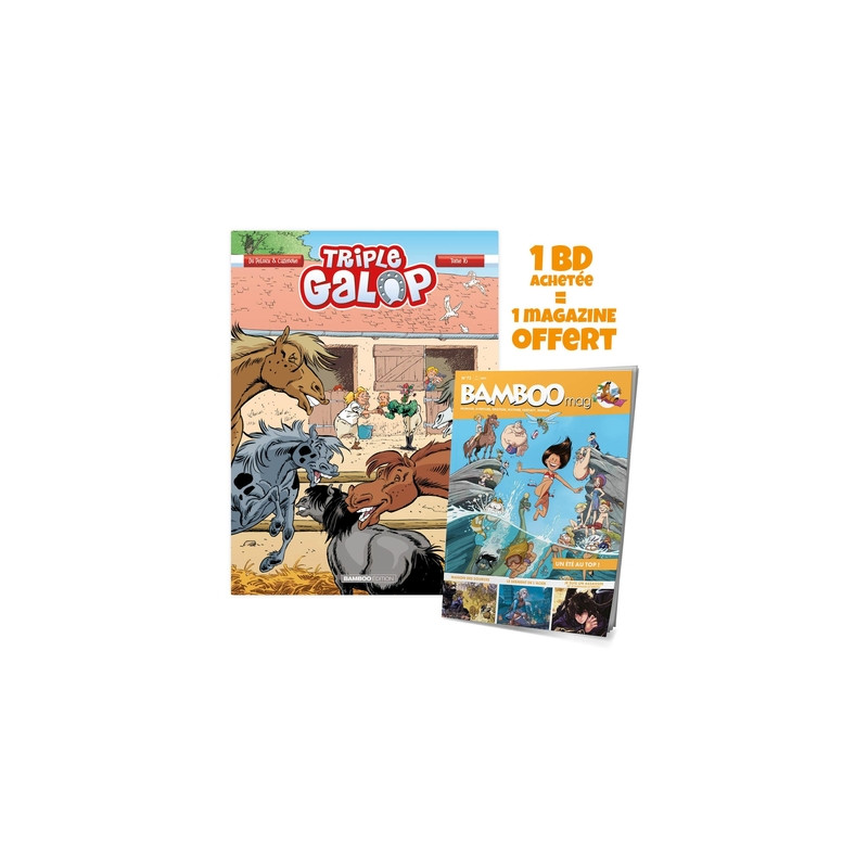 Triple Galop - tome 16 + Bamboo mag offert
