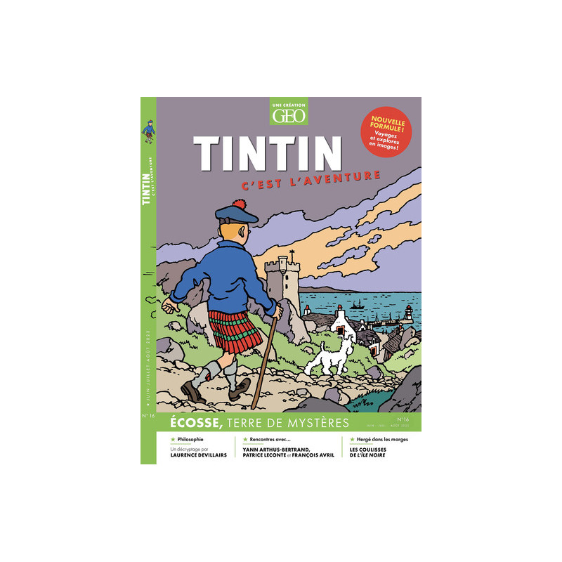 Tintin c'est l'aventure n°16 -  Écosse, terre de mystères