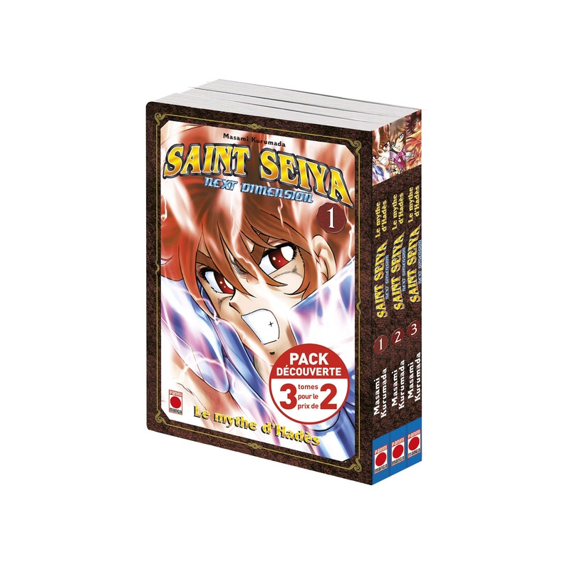 Pack découverte Saint Seiya Next Dimension T01 à T03