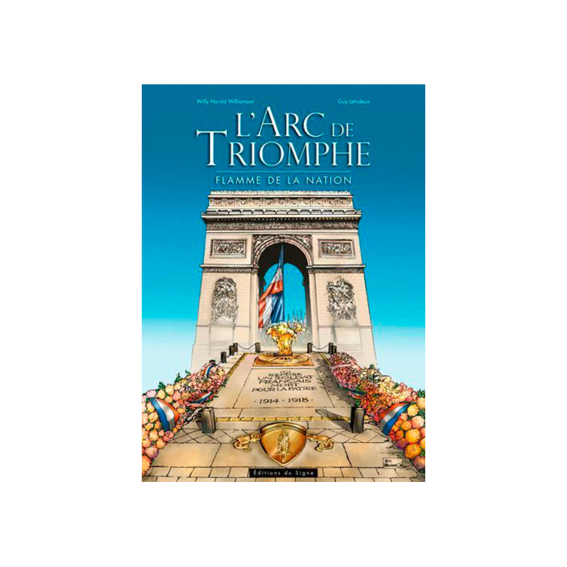 BD L'ARC DE TRIOMPHE FLAMME DE LA NATION