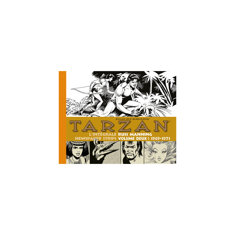 Tarzan - Intégrale russ manning newspaper strips (volume 2 : 1969-1971)