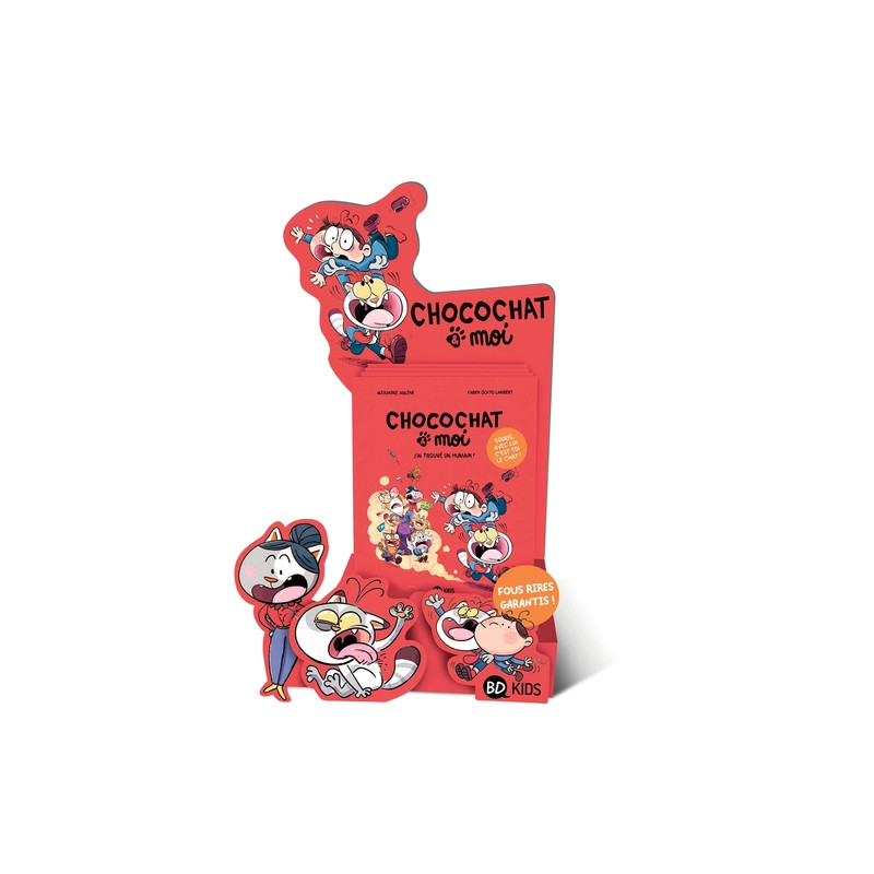 PLV de lancement Chocochat et moi
