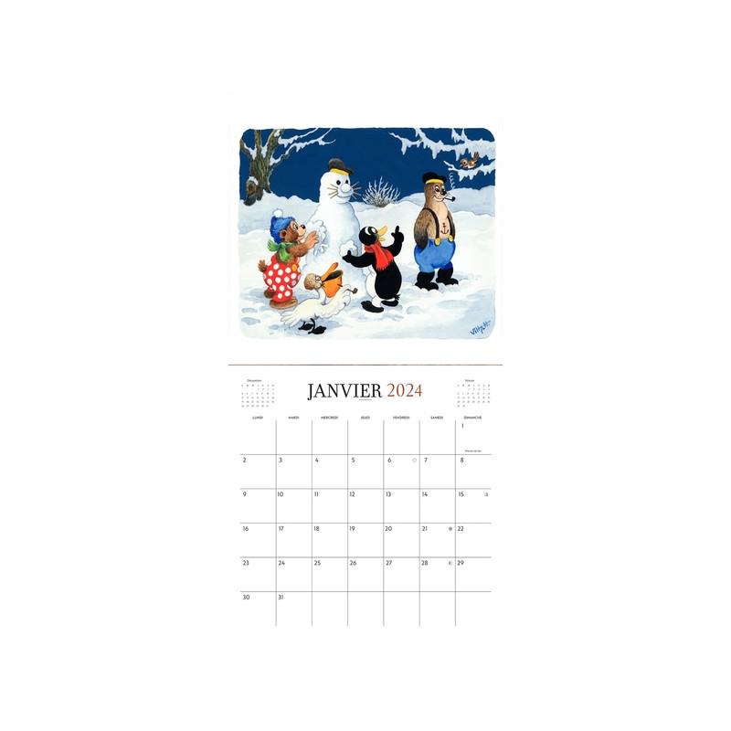Petzi - Calendrier 2024