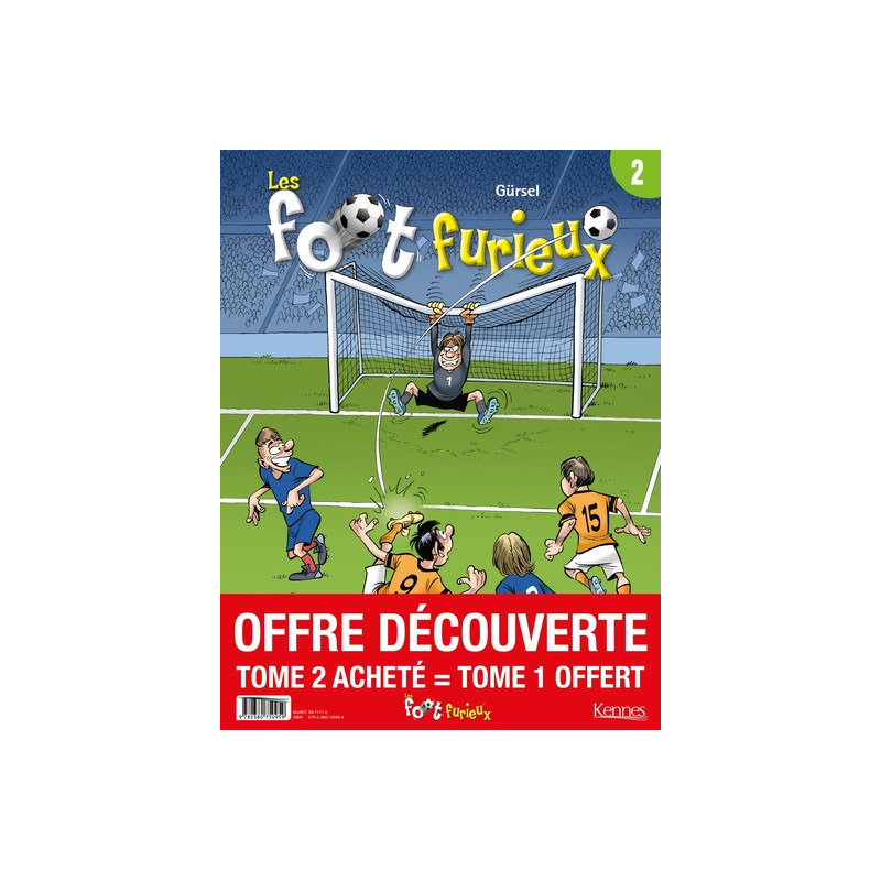 Les Foots furieux - pack T02 acheté  T01 offert - 2020