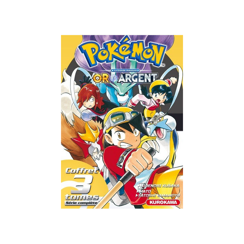 Coffret Pokémon Or et Argent - tomes 1-2-3
