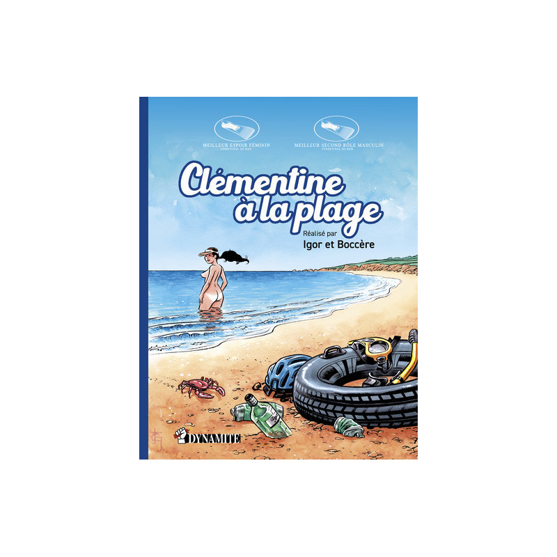 Clémentine à la plage