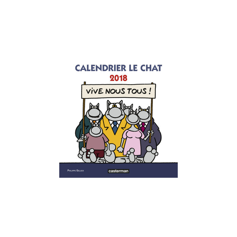 Calendrier Le Chat 2018