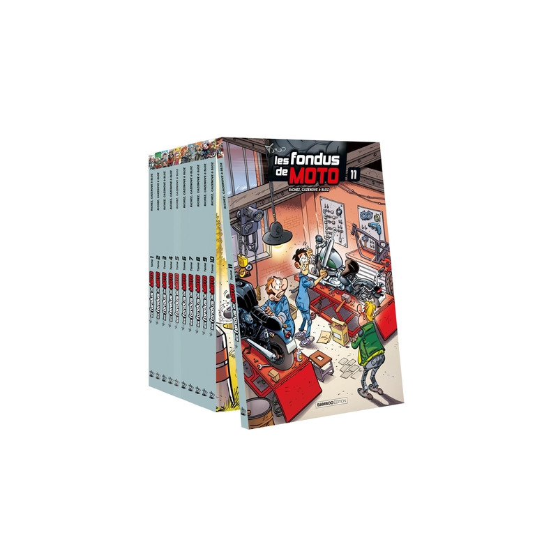 Les Fondus de moto - Pack 11 ex. fond