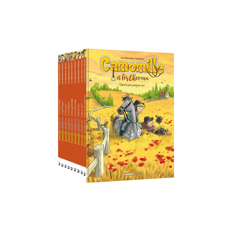 Camomille et les chevaux - Pack 9 ex. fonds 2022