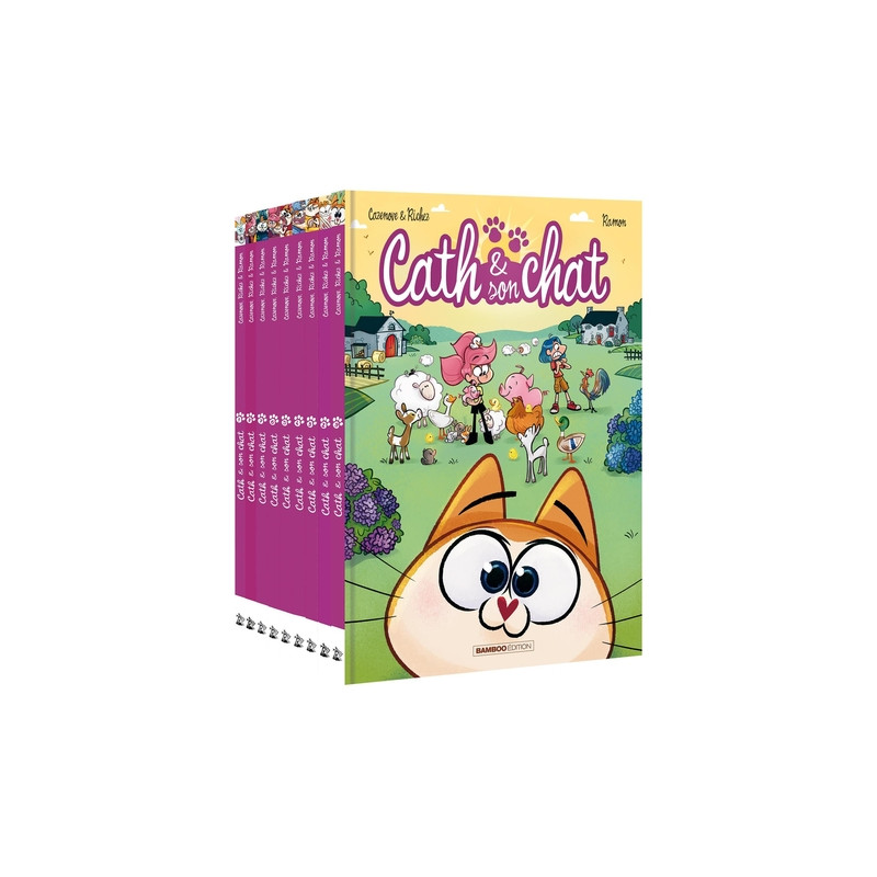 Cath et son chat - Pack 9 ex. fonds 2022