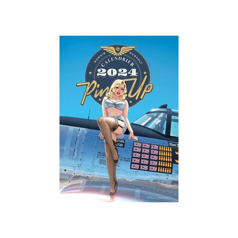 Calendrier Romain Hugault - Pin-Up - 2024