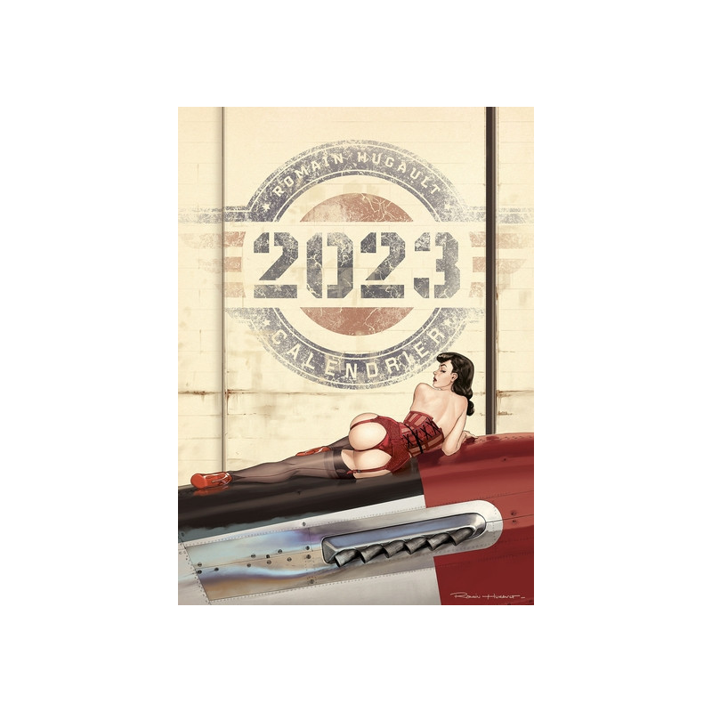 Calendrier Romain Hugault - Pin-Up - 2023