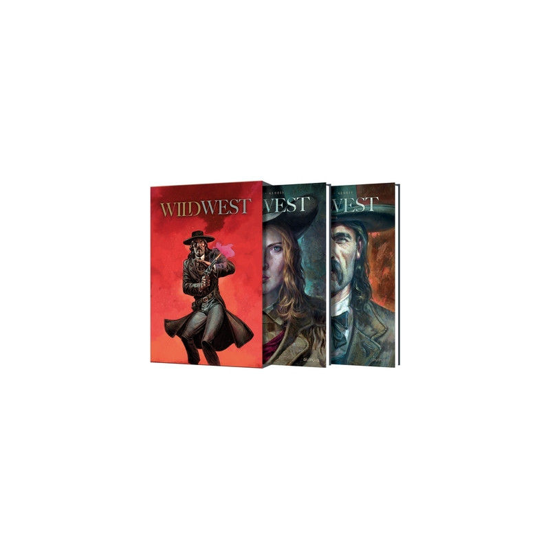Fourreau Wild West T1 + T2 avec ex-libris signé