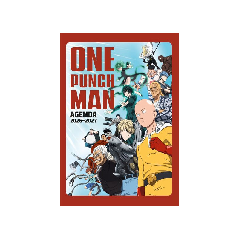 Agenda scolaire 2026-2027 One Punch Man