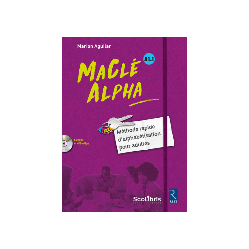 MaClé Alpha Manuel de lecture pour adultes + CD