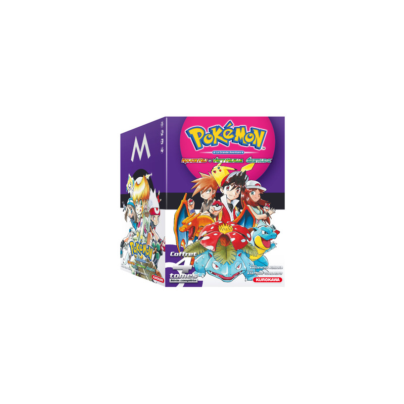 Coffret Pokémon Rouge Feu et Vert Feuille / Emeraude 1-2-3-4