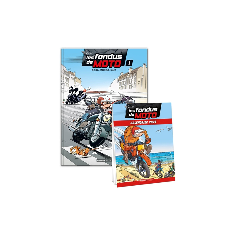 Les Fondus de moto - tome 01 + calendrier 2024 offert