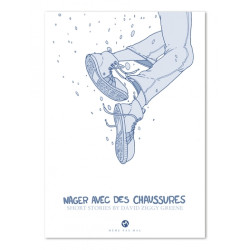 Nager avec des chaussures