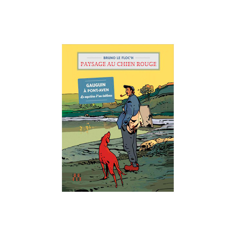 Paysage au chien rouge