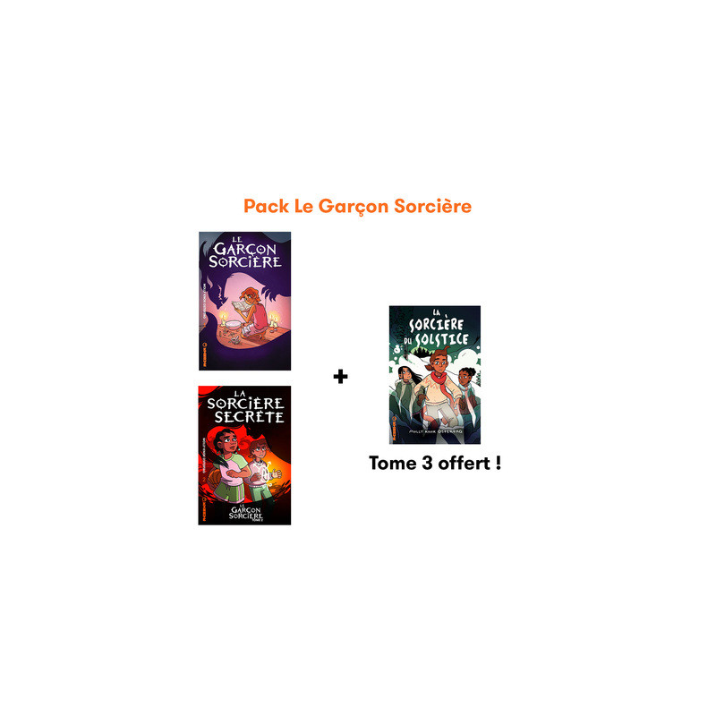 Pack Le Garçon Sorcière (T1+2 achetés  le T3 offert)